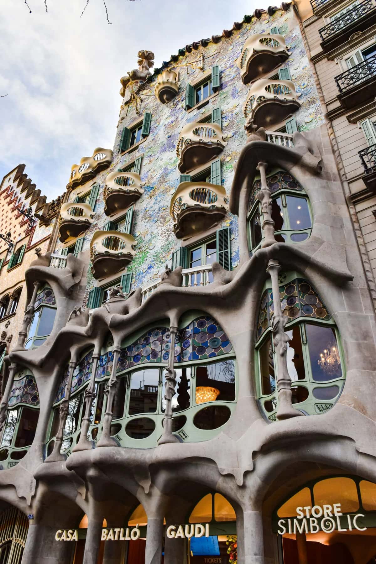 Immeuble de l'Eixample à Barcelone, finca moderniste typique