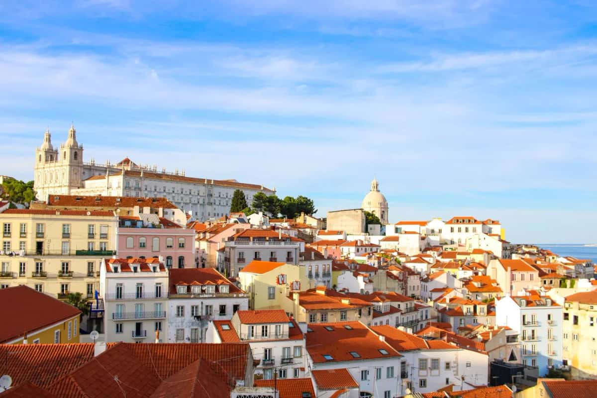 Vue sur Lisbonne depuis le château São Jorge